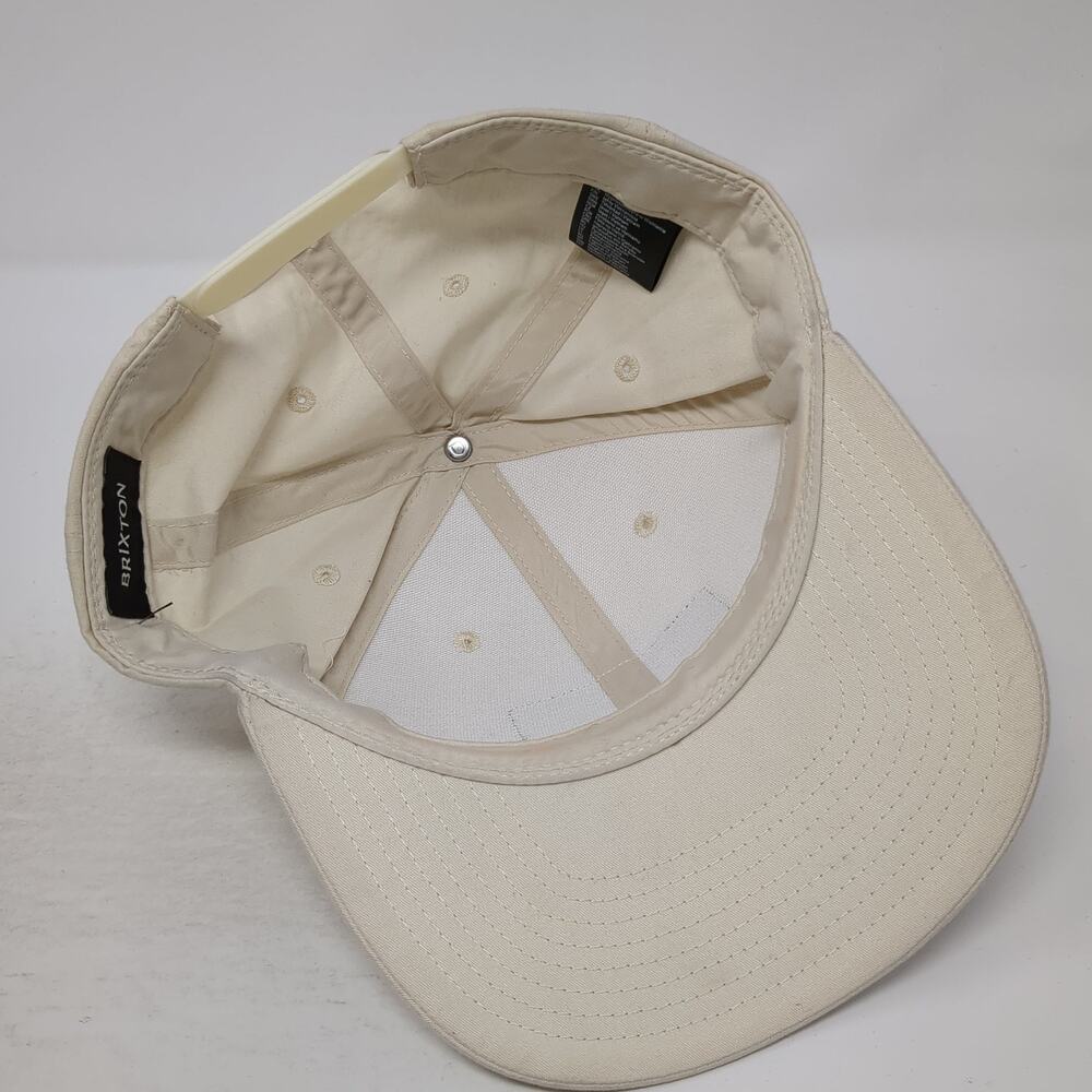 Brixton Supply Co. Patch Snapback Hat Solid Beige… - image 7